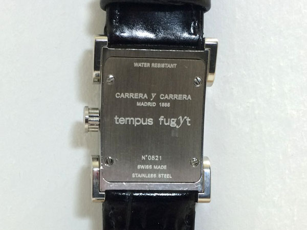 【美品】カレラ.イ.カレラ　アバロン腕時計専用ケースギャランティー保証カード付き