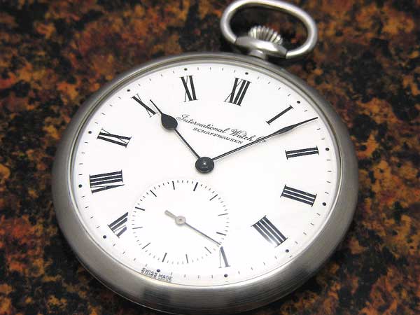 IWC インターナショナル 懐中時計 SSケース Cal.972搭載 |  アンティーウオッチマンはROLEX（ロレックス）・OMEGA（オメガ）・TUDOR（チュードル）などアンティーク腕時計の委託通販専門店—時計 の委託・アンティーウオッチマン