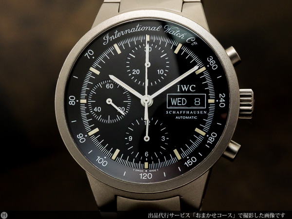 IWC GST クロノグラフ Ref.3707-013 自動巻き デイデイト オールチタン 