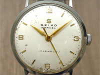 セイコー マーベル 50年代 希少なSマーク アップライトセイコー |  アンティーウオッチマンはROLEX（ロレックス）・OMEGA（オメガ）・TUDOR（チュードル）などアンティーク腕時計の委託通販専門店—時計の委託・アンティーウオッチマン