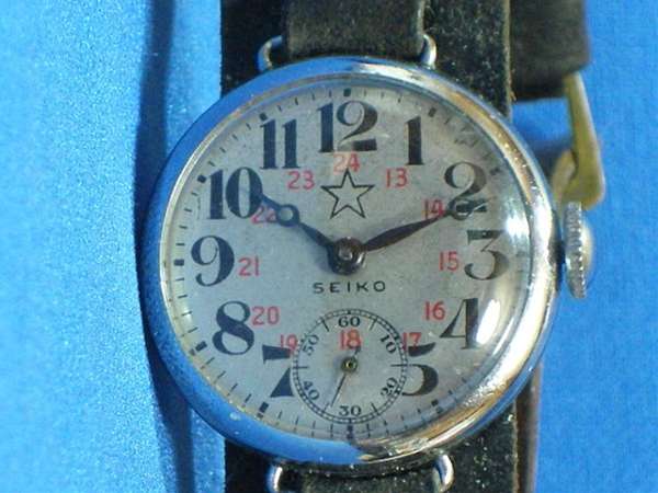 センコー社製旧日本軍陸軍時計（文字盤に星マーク）手巻き www 