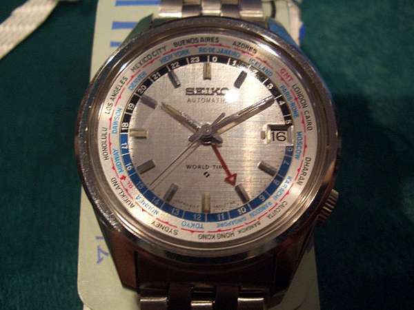 現状ジャンク品 SEIKO セイコー 時計 A239-5020 ワールドタイム 時計 