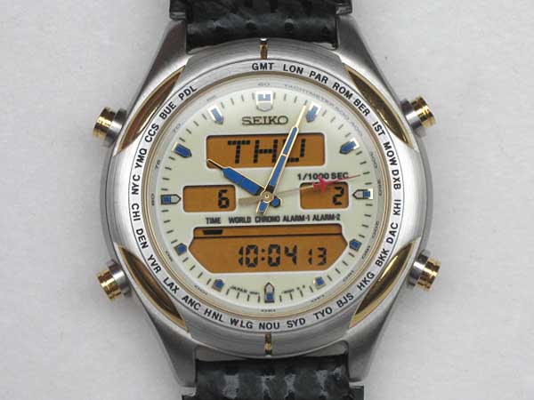 貴重】SEIKO WORLDTIMEセイコーワールドタイム H021-8040 - 腕時計