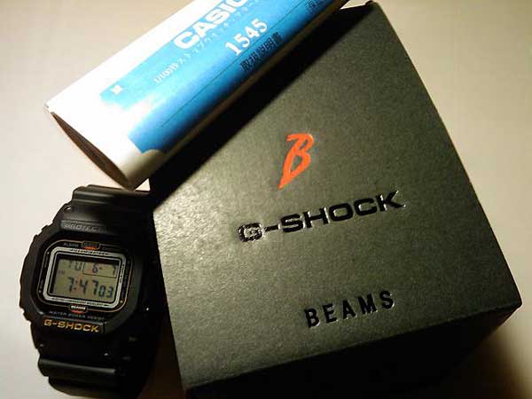 G-SHOCK DW-5600BE-1JR BEAMS.1st Black