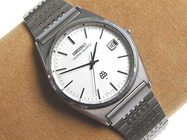 セイコー グランドクオーツ ホワイト文字盤 ツインクォーツ SEIKO ...