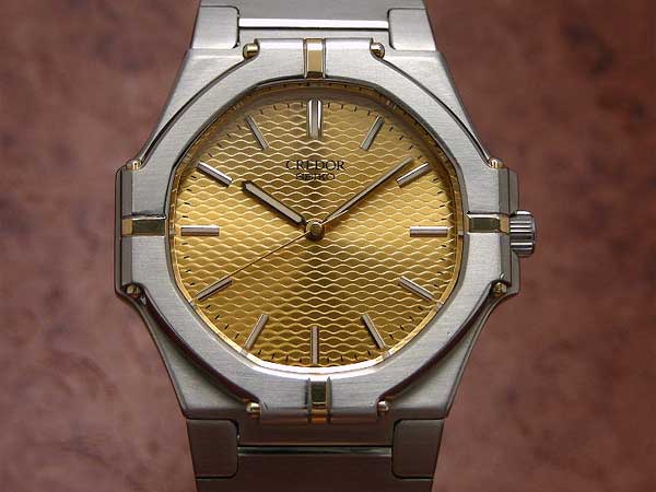 セイコー クレドール CREDOR ツインクオーツ 9461-5010 ゴールドダイヤル |  アンティーウオッチマンはROLEX（ロレックス）・OMEGA（オメガ）・TUDOR（チュードル）などアンティーク腕時計の委託通販専門店—時計の委託・アンティーウオッチマン