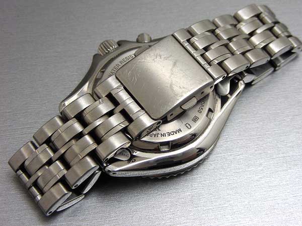 セイコー スポーツ フライトマスター 5M65-0A50 チタン キネティック |  アンティーウオッチマンはROLEX（ロレックス）・OMEGA（オメガ）・TUDOR（チュードル）などアンティーク腕時計の委託通販専門店—時計の委託・アンティーウオッチマン