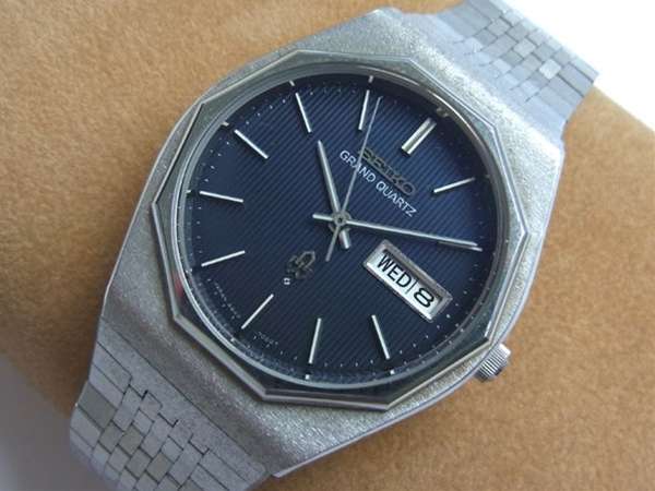 SEIKO 4843-7000 グランドクォーツ 特殊10角 シルバーベゼル | nate