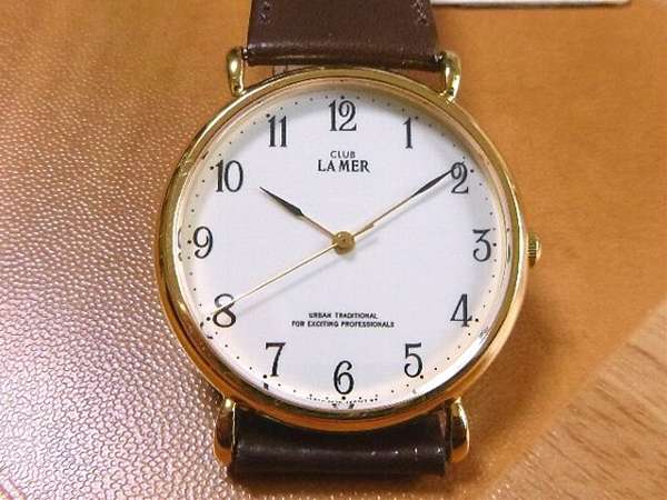 クラブ・ラメール 腕時計 金無垢 メンズ シチズン製 5630-F60404