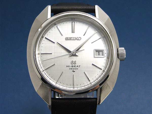 セイコー グランドセイコー 4522-7000 ハイビート 変形ケース 手巻き |  アンティーウオッチマンはROLEX（ロレックス）・OMEGA（オメガ）・TUDOR（チュードル）などアンティーク腕時計の委託通販専門店—時計 の委託・アンティーウオッチマン