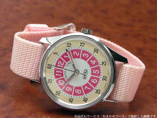 シチズン キンダータイム KINDER TIME 子供用時計 ピンクカラー 手巻き