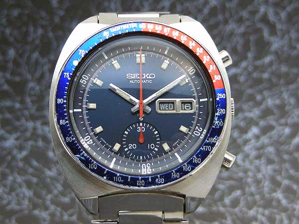 極美品！セイコー 6139-6005 クロノグラフ腕時計メンズ自動巻き1976年