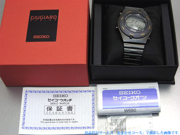 セイコー スピードマスター ジウジアーロ 復刻版 SBJA001 ブラック 3000本限定モデル  アンティーウオッチマンはROLEX（ロレックス）・OMEGA（オメガ）・TUDOR（チュードル）などアンティーク腕時計の委託通販専門店—時計の委託・アンティーウオッチマン