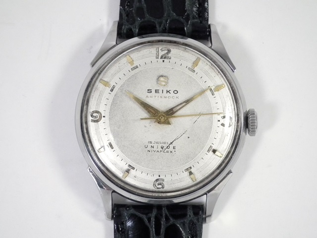 セイコー ユニーク 15石 ANTISHOCK 手巻き | アンティーウオッチマンはROLEX（ロレックス）・OMEGA（オメガ）・TUDOR