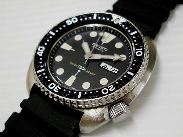 セイコー SEIKO 3rd DIVERS 6306-7001 日英表記 クリスタル交換 新品