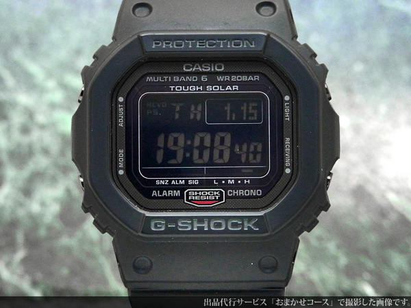 カシオ G-SHOCK GW-5000B-1JR 箱・取説・タグ・値札付属 ソーラー電波 