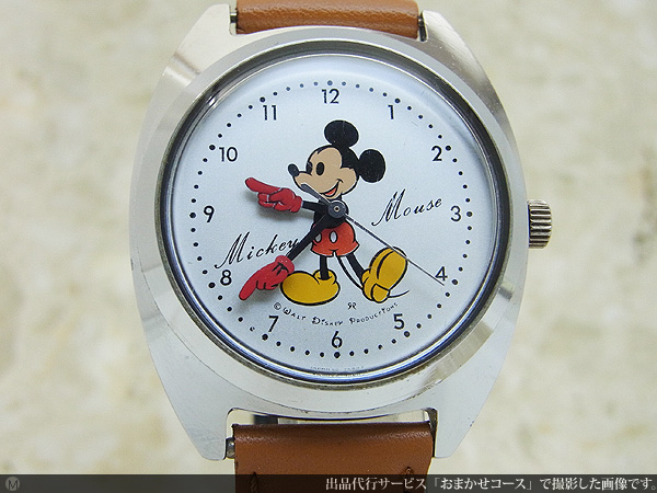 【昭和レトロ・希少ビンテージ】手巻き セイコー 日本製 ミッキーマウス 腕時計分福たぬき堂腕時計