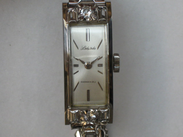 写真参照宇120 lady Seiko K14WG 手巻 稼働 15-3040