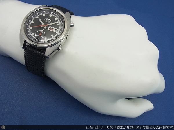SEIKO 1つ目クロノグラフ 6139-6012 ブルー - 腕時計(アナログ)