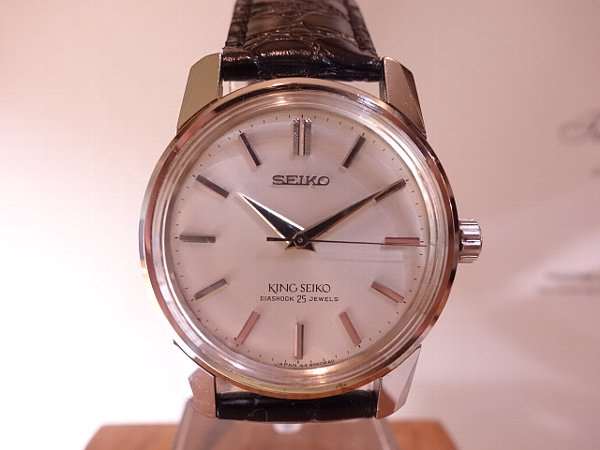 セイコー SEIKO 盾メダリオン44KS キングセイコーセカンド 44-9990 KINGSEIKO |  アンティーウオッチマンはROLEX（ロレックス）・OMEGA（オメガ）・TUDOR（チュードル）などアンティーク腕時計の委託通販専門店—時計の委託・アンティーウオッチマン