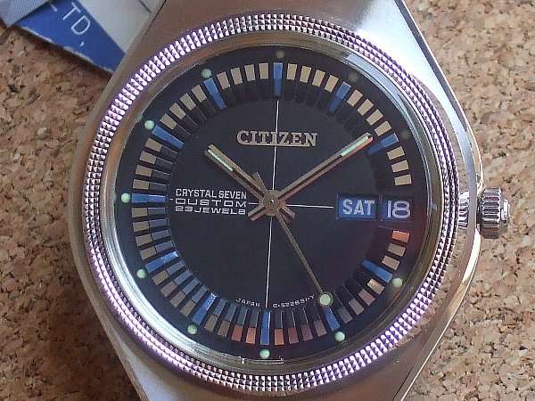 シチズン クリスタル・セブンカスタム 未使用品 BOX・取説・値札付 CITIZEN |  アンティーウオッチマンはROLEX（ロレックス）・OMEGA（オメガ）・TUDOR（チュードル）などアンティーク腕時計の委託通販専門店—時計の委託・アンティーウオッチマン