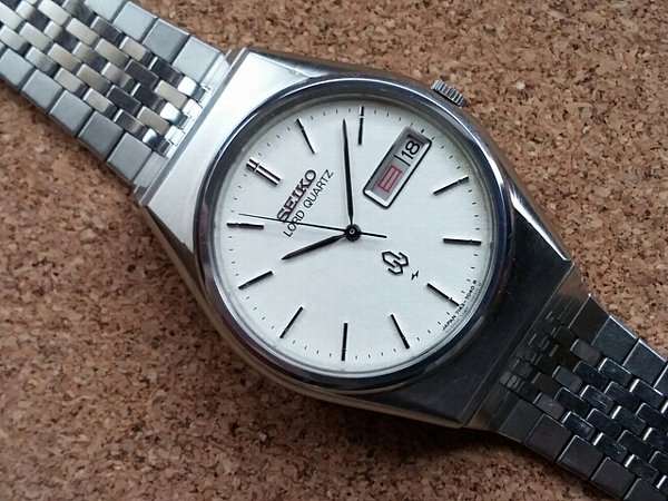 セイコー SEIKO ロードクオーツ ホワイト文字盤 |  アンティーウオッチマンはROLEX（ロレックス）・OMEGA（オメガ）・TUDOR（チュードル）などアンティーク腕時計の委託通販専門店—時計の委託・アンティーウオッチマン