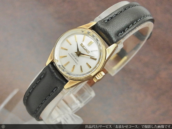 セイコー SEIKO クイーンセイコー 王冠メダリオン カットガラス 14WGF ...