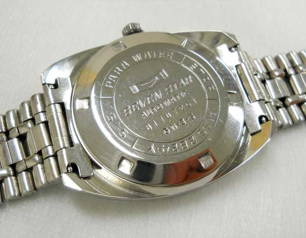 シチズン セブンスター デラックス デイデイト 赤秒針 変わり文字盤 ブレスモデル |  アンティーウオッチマンはROLEX（ロレックス）・OMEGA（オメガ）・TUDOR（チュードル）などアンティーク腕時計の委託通販専門店—時計の委託・アンティーウオッチマン