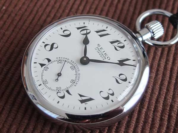 セイコー SEIKO 19セイコー プレシジョン 懐中時計 15石 手巻 鉄道時計