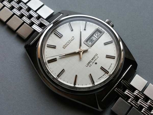 SEIKO セイコー　ロードマチック　SEIKO LM 美品　鏡面研磨　新品ベルト　自動巻き 1969年　メンズ腕時計　レア　希少　分解掃除