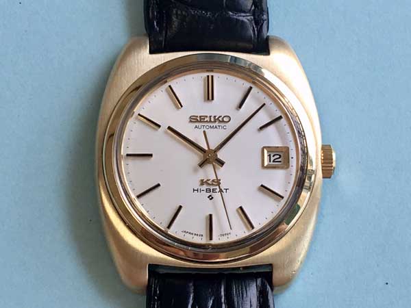 セイコー KS KING SEIKO CAPGOLD キングセイコー 5625-7070 キャップゴールド 自動巻き 美品・稀少 |  アンティーウオッチマンはROLEX（ロレックス）・OMEGA（オメガ）・TUDOR（チュードル）などアンティーク腕時計の委託通販専門店—時計の委託・アンティーウオッチマン