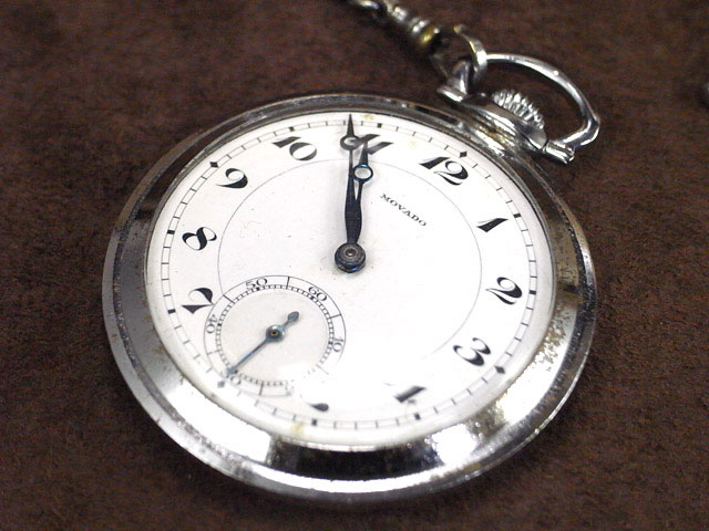 ＭＯＶＡＤＯ（モバード） 手巻き懐中時計　アンティーク　年代物　レトロ　当時物