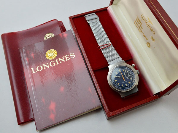 ロンジン Longines 1972年 ミュンヘンオリンピック記念 コンクエスト クロノグラフ 希少 箱付 箱ギャラ付 時計の委託通販 アンティーウオッチマン