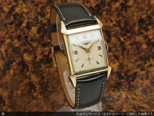 ロンジン LONGINES 角型名機Cal.9LT搭載 貴品溢れるアールデコケース