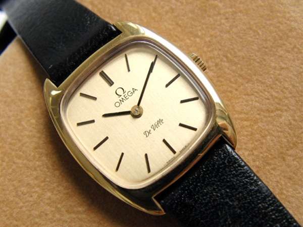 定番入荷 OMEGA デビル 手動巻き 腕時計 レザーベルト - 通販 - www