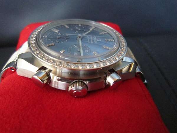 オメガ スピードマスター ダイヤベゼル・インデックス シェル文字盤 国際保証カード等付属 | アンティーウオッチマンはROLEX（ロレックス）・ OMEGA（オメガ）・TUDOR（チュードル）などアンティーク腕時計の委託通販専門店—時計の委託・アンティーウオッチマン