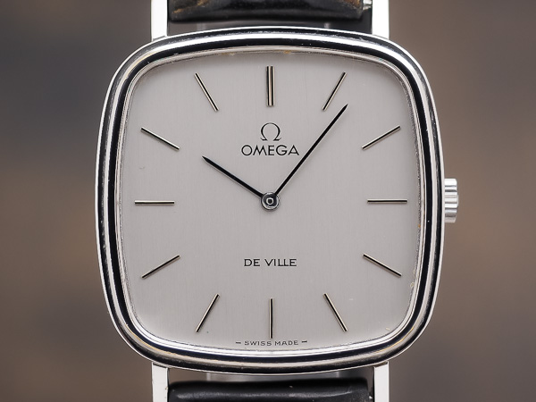 オメガ デビル SS 手巻き Cal.625 スクエアケース スタイリッシュなメンズウォッチ | アンティーウオッチマンはROLEX（ロレックス）・ OMEGA（オメガ）・TUDOR（チュードル）などアンティーク腕時計の委託通販専門店—時計の委託・アンティーウオッチマン
