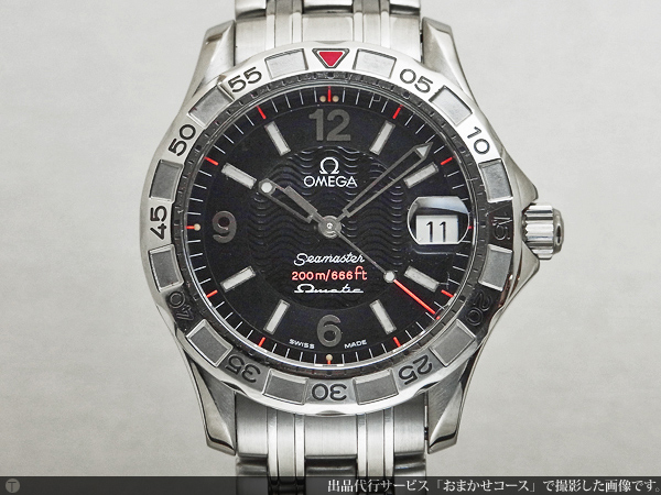 オメガ OMEGA シーマスター 2514.50 オメガマティック 限定モデル 200m  オートクォーツ 腕時計 SS シルバー