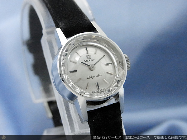 OMEGA オメガ Ladymatic カットガラス Cal.661 自動巻き 最も優遇の