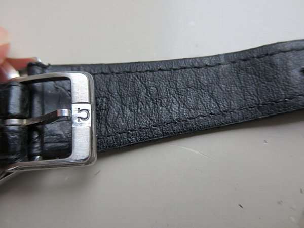 オメガ シーマスター クォーツ 革ベルト&尾錠 メンズのドレスタイプ 