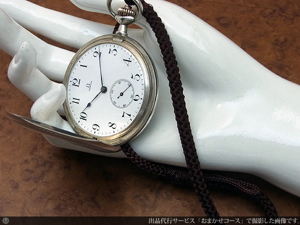 1900年代 OMEGA懐中時計 ハーフハンター スモセコ4220946 - 時計