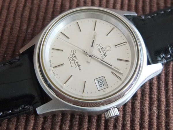 オメガ シーマスター コスミック 2000 オートマチック 美品 | アンティーウオッチマンはROLEX（ロレックス）・OMEGA（オメガ ）・TUDOR（チュードル）などアンティーク腕時計の委託通販専門店—時計の委託・アンティーウオッチマン