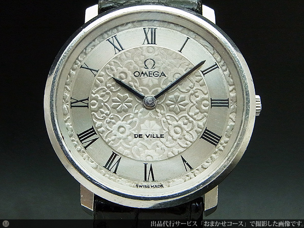 オメガ OMEGA デビル 花柄 レリーフ文字盤 Cal.620搭載 スマート 手巻き | アンティーウオッチマンはROLEX（ロレックス）・OMEGA （オメガ）・TUDOR（チュードル）などアンティーク腕時計の委託通販専門店—時計の委託・アンティーウオッチマン