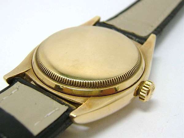 ロレックス ビッグバブル Ref.6105 ヴィンテージ自動巻き 14KYG コインエッジベゼル |  アンティーウオッチマンはROLEX（ロレックス）・OMEGA（オメガ）・TUDOR（チュードル ）などアンティーク腕時計の委託通販専門店—時計の委託・アンティーウオッチマン