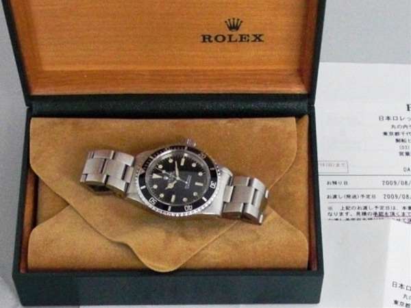 ロレックス サブマリーナ Ref.5513 日本ロレックス修理明細付 | 時計の 