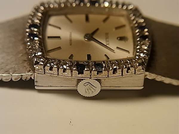 ロレックス ROLEX PRECISION 18KWG金無垢 レディース Ref.2611 | アンティーウオッチマンはROLEX（ロレックス ）・OMEGA（オメガ）・TUDOR（チュードル）などアンティーク腕時計の委託通販専門店—時計の委託・アンティーウオッチマン