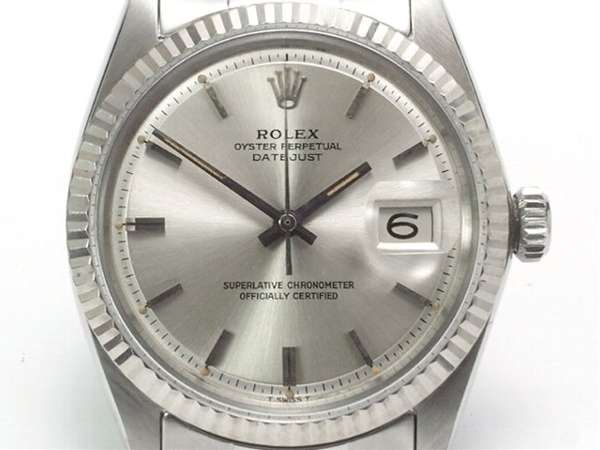 ロレックス デイトジャスト Ref.1601 クロノメーター オーバーホール済み・作業書付属 | アンティーウオッチマンはROLEX（ロレックス ）・OMEGA（オメガ）・TUDOR（チュードル）などアンティーク腕時計の委託通販専門店—時計の委託・アンティーウオッチマン