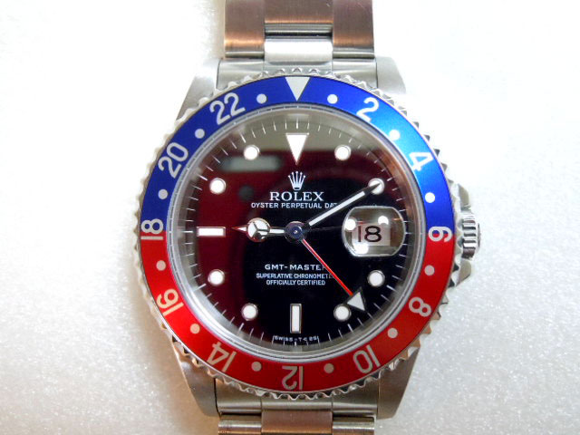 ＲＯＬＥＸ　ＧＭＴ　青赤ベゼル　１６７００　１６７１０