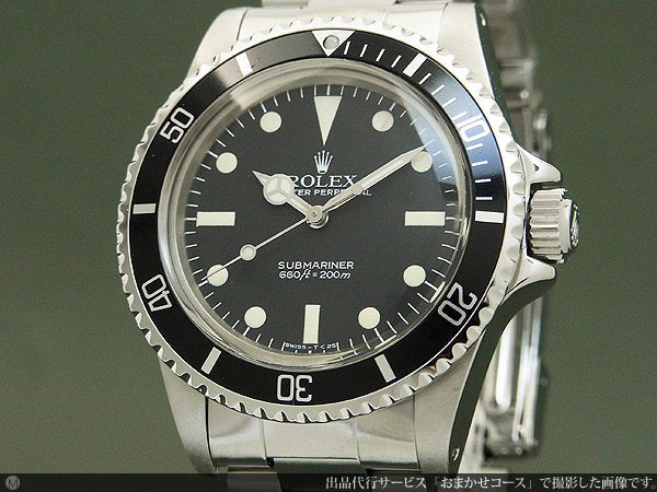 ロレックス ROLEX サブマリーナ Ref.5513 フチなしインデックス ドーム 