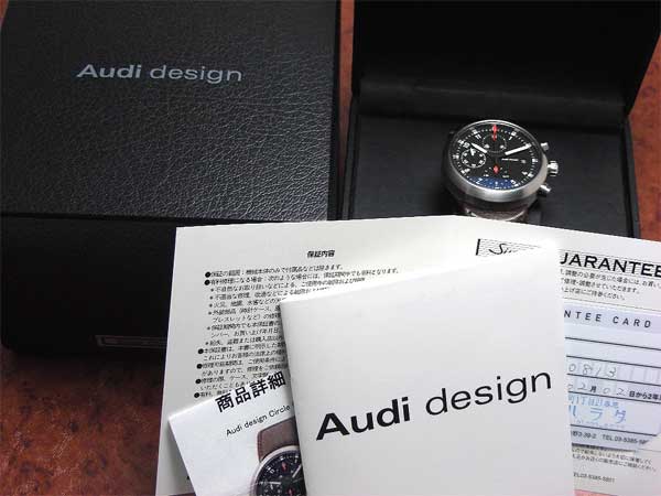 ジン アウディ デザイン Audi design by sinn サークル クロノグラフ Ref.CC01 オートマチック 保証書付属 |  アンティーウオッチマンはROLEX（ロレックス）・OMEGA（オメガ）・TUDOR（チュードル）などアンティーク腕時計の委託通販専門店—時計 の委託・アンティーウオッチマン